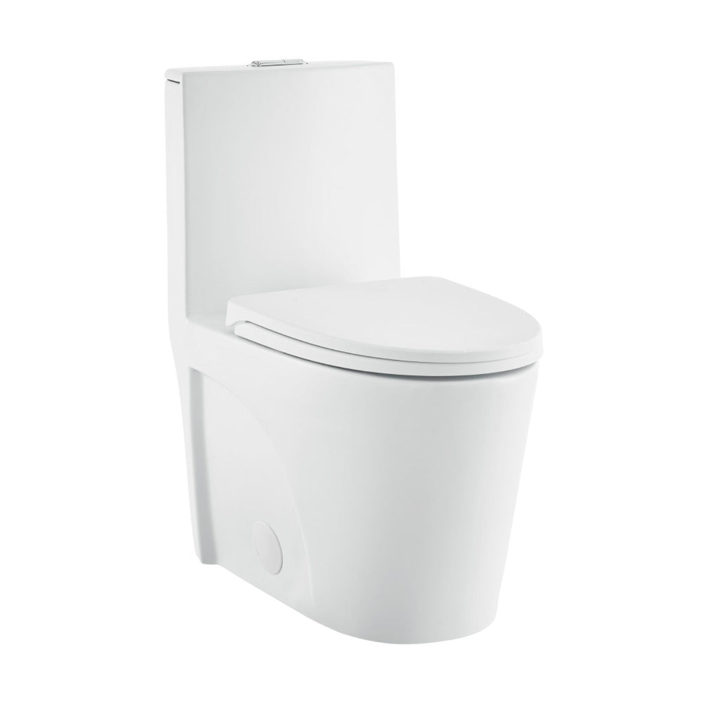 Swiss Madison St. Tropez One-Piece 10" Rough-in 1.1/1.6 GPF Dual Top Vortex Flush Elongated Toilet in Matte White - SM-1T0805MW
