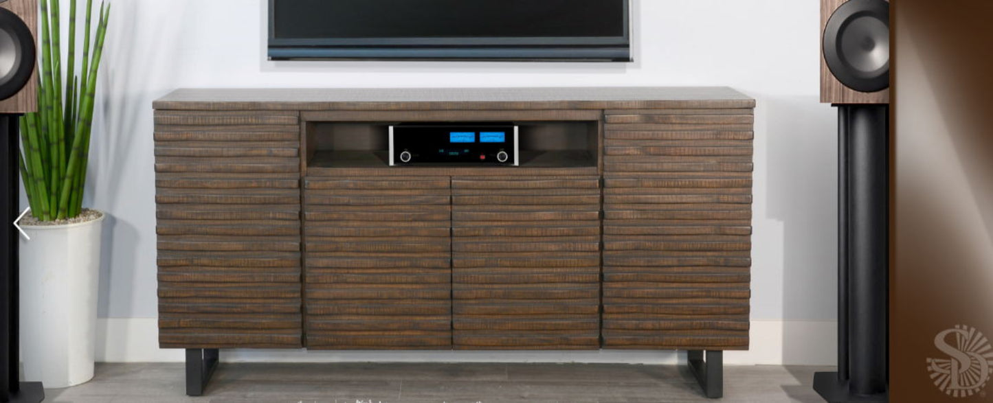 Sunny Designs Homestead - Sled 72" Media Console - Tobacco Leaf - 3646TL-72