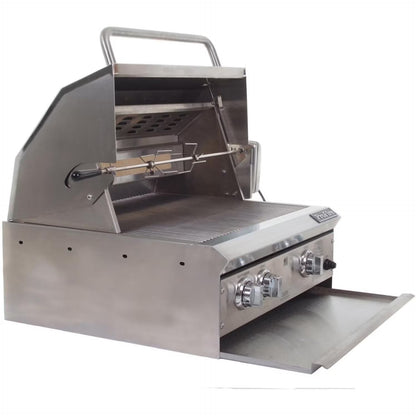 ProFire Professional Series 27-Inch Built-In Gas Grill With Rotisserie - PF27R-P