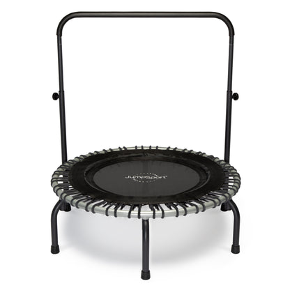 Disc-O-Bed JumpSport 350i 39" Fitness Trampoline and Handle Bar with 30 Adjustable Bungees - 323353