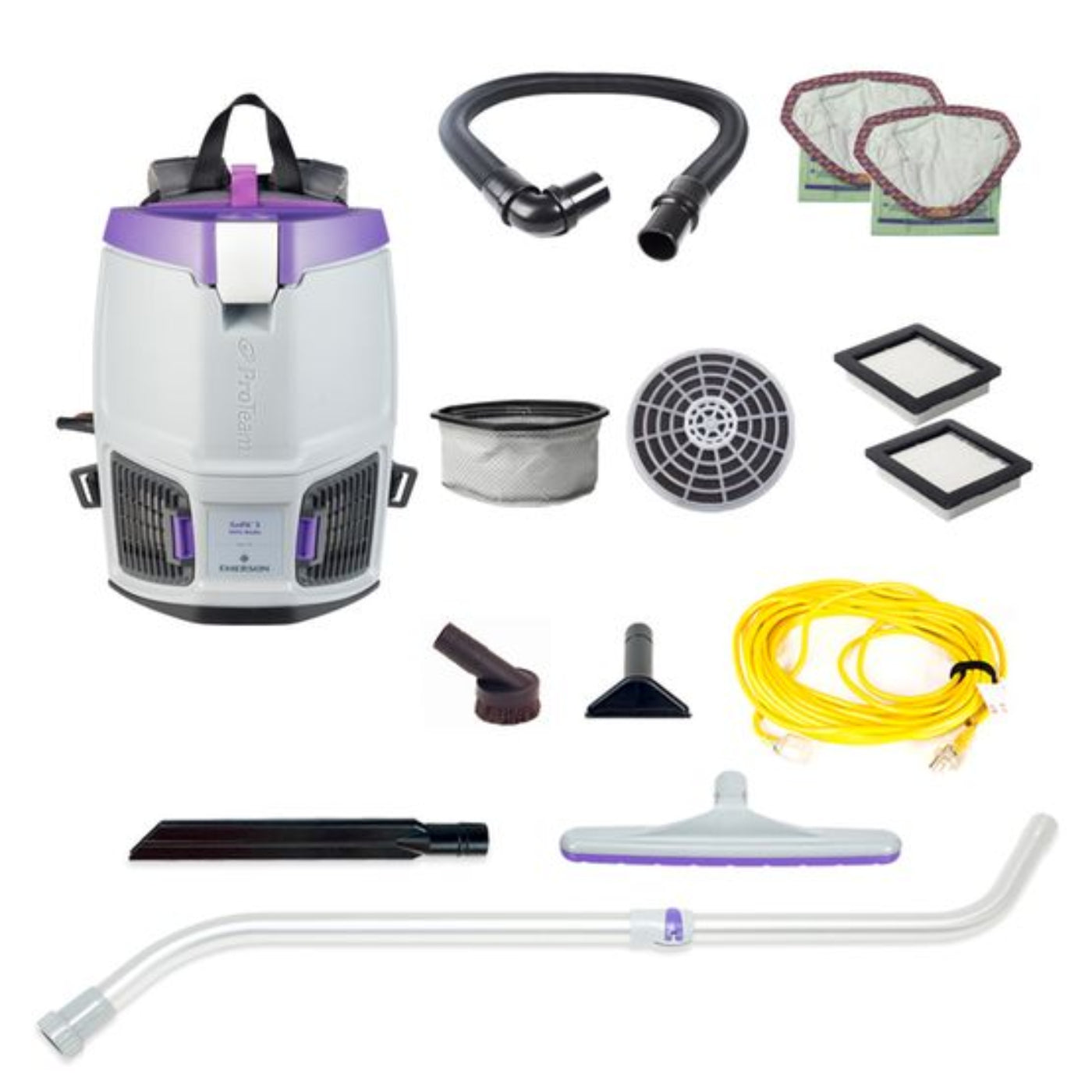 ProTeam  Backpack Vacuum with 107100 Telescoping Wand Kit - PT-107713