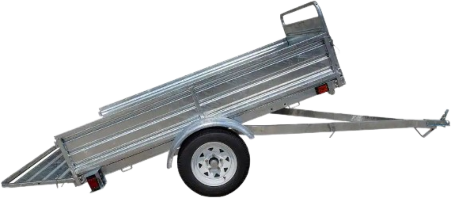 DK2 MMT5X7G 1639 lb. Capacity 4.5 ft. x 7.5 ft. Extendable 12 ft Bed Trailer Kit Galvanized New - MMT5X7G