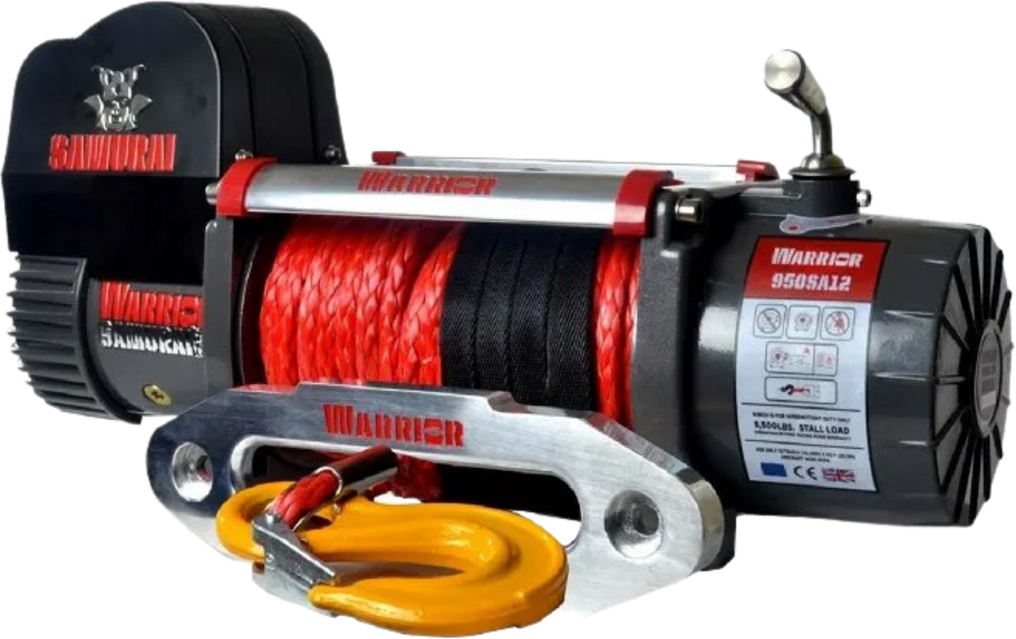 DK2 9500 9,500 lbs. Capacity Warrior Spartan Electric Synthetic Winch New - 9500