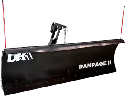 DK2 RAMP8219ELT Rampage II Elite 82 x 19 in. Custom Mount Snow Plow Kit with Actuator Lift New - RAMP8219ELT