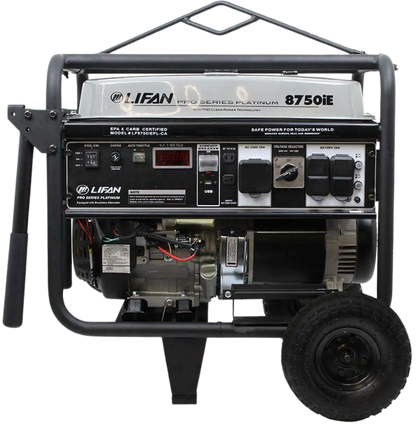 Lifan  Platinum Series 8000W/8750W Electric Start Generator New - LF8750iEPL-RV