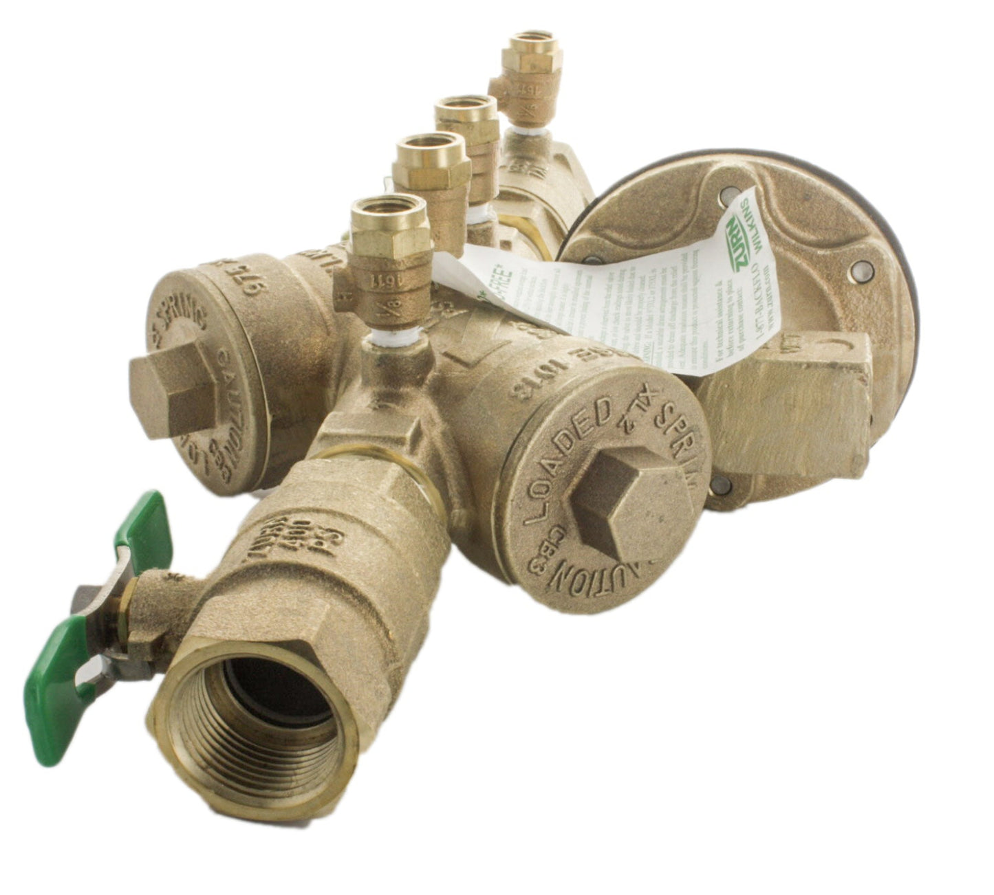 Zurn Wilkins 1-975XL2 1-inch RPZ Backflow Preventer, Lead-Free Bronze FNPT - 1-975XL2