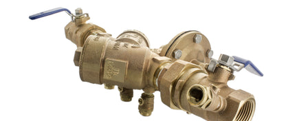 Zurn  Wilkins 975XLU 1" Reduced-Pressure Backflow Preventer w/Unions - 1-975XLU