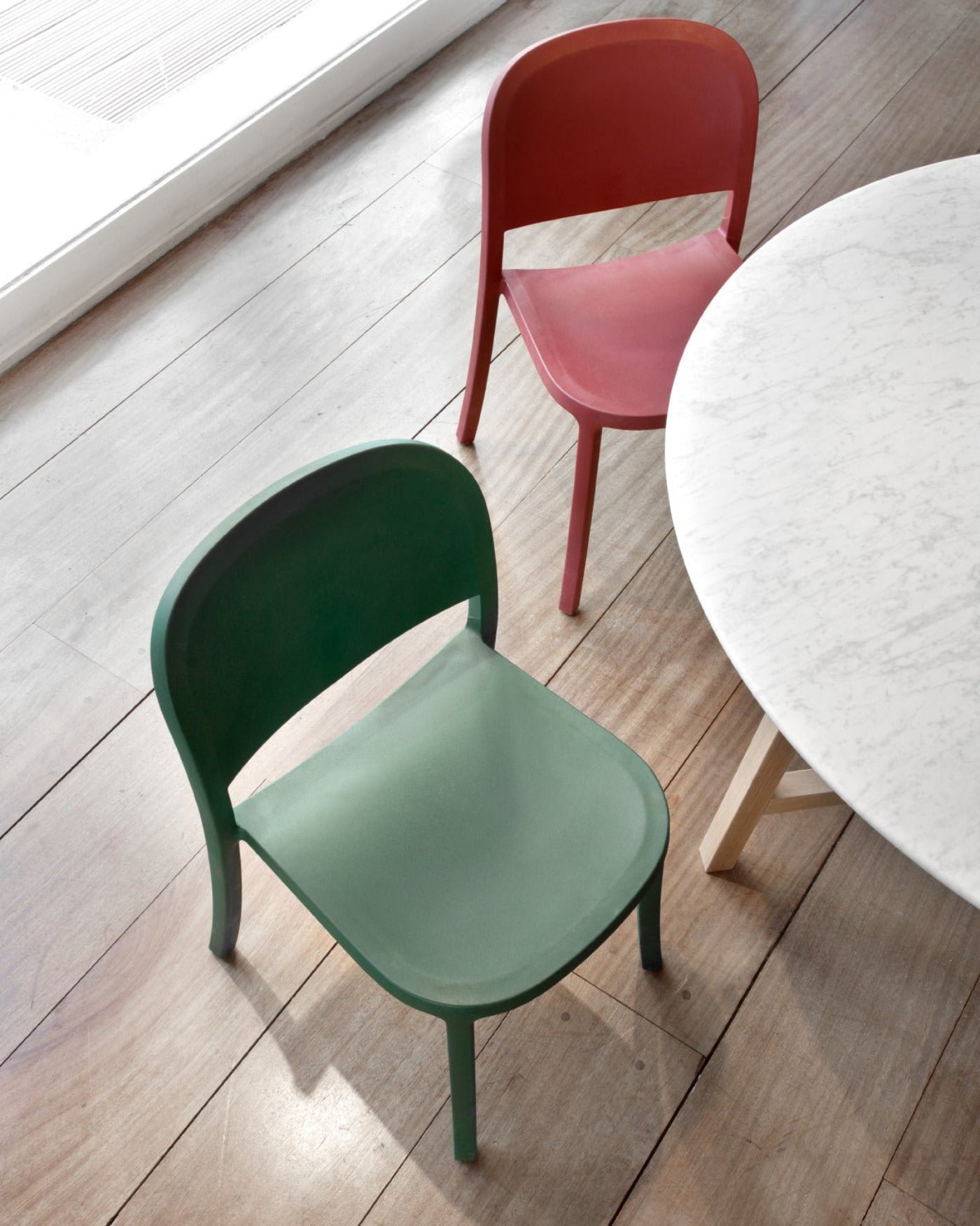 Emeco 1 Inch Reclaimed Stacking Chair - 1 INCH RECLAIMED SAND