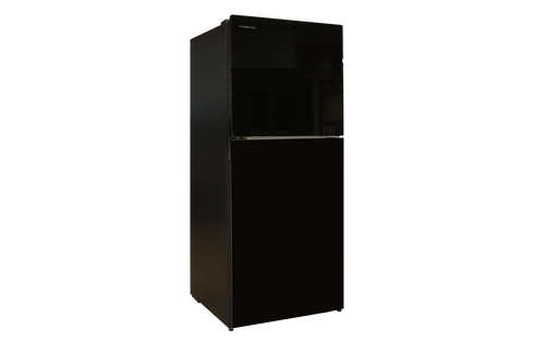 RVMP 11 Cubic Foot 12V Refrigerator Black Glass Front - RVMP-220450