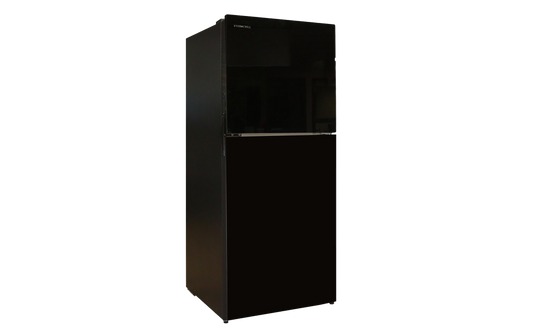 RVMP 11 Cubic Foot 12V Refrigerator Black Glass Front - RVMP-220450