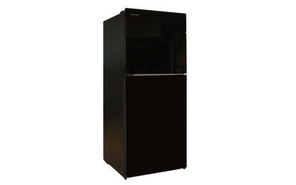 RVMP 11 Cubic Foot 12V Refrigerator Black Glass Front - RVMP-220450