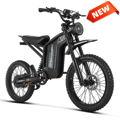 HappyRun 4500W Electric Dirt Bike G18 Pro - G18Pro-black