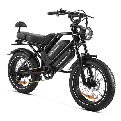 Happyrun  2025 HappyRun 2000W Dual Battery Fast Electric Cargo Bike - G70