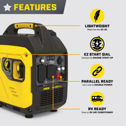 Aurora Generators  4000W Inverter with CO Shield- PowerGen USA - 100809
