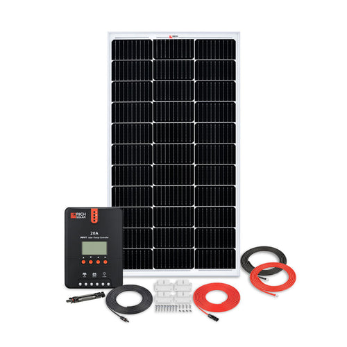 Rich Solar 100W RV 12V Kit - RS-K100RV