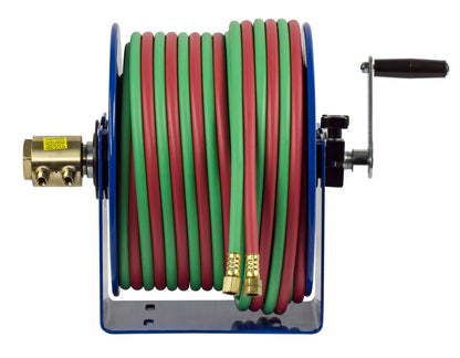Coxreels  Hand Crank Hose Reel for 1/4" x 100' Twin Oxy-Acetylene Welding Hose New - 112W-1-100
