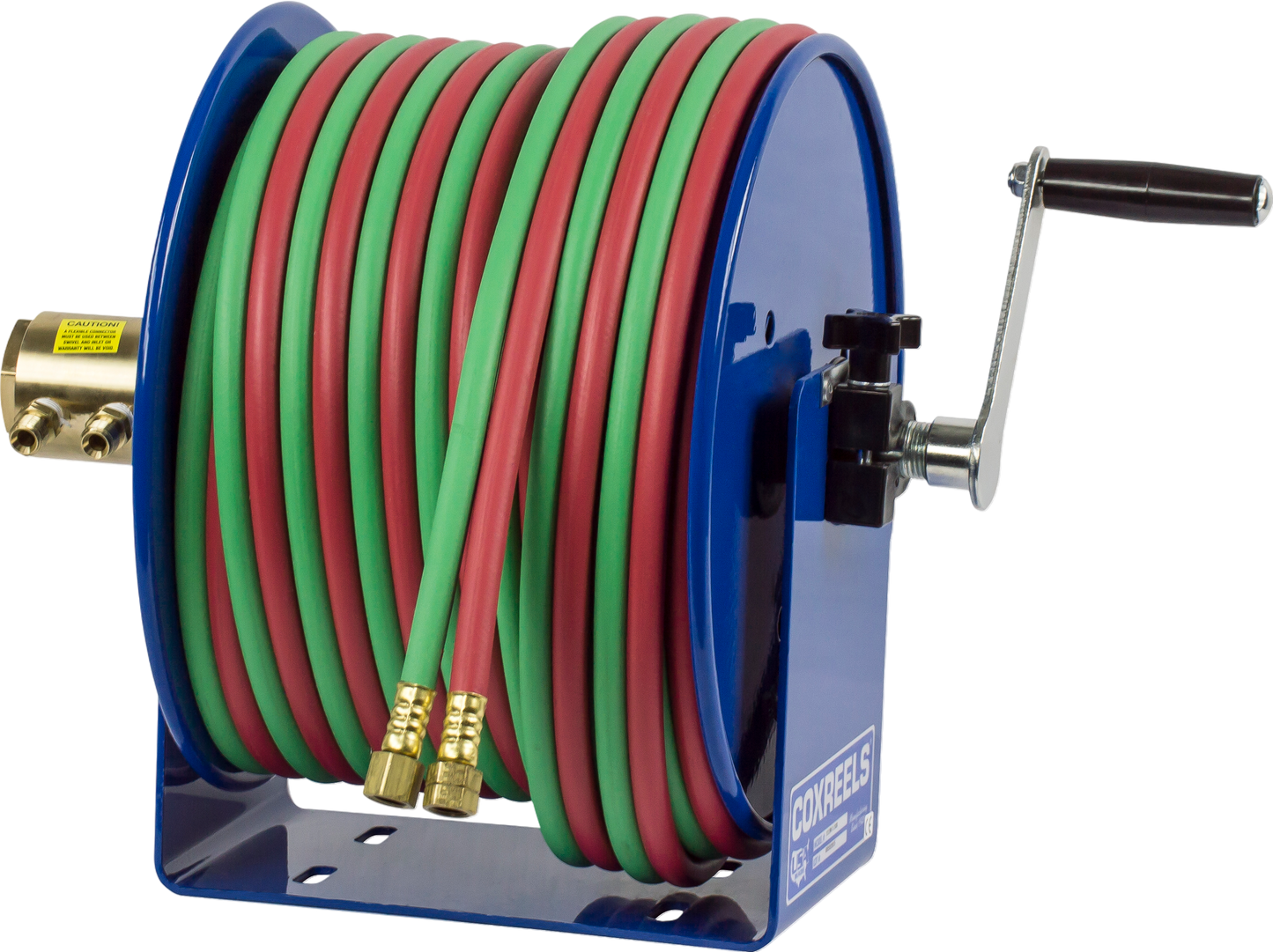 Coxreels  Hand Crank Hose Reel for 1/4" x 100' Twin Oxy-Acetylene Welding Hose New - 112W-1-100