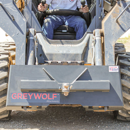 Grey Wolf Skid Steer Receiver Hitch Plate -  (1061)