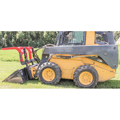 Grey Wolf Skid Steer Double Quick Attach Grapple -  (1066)