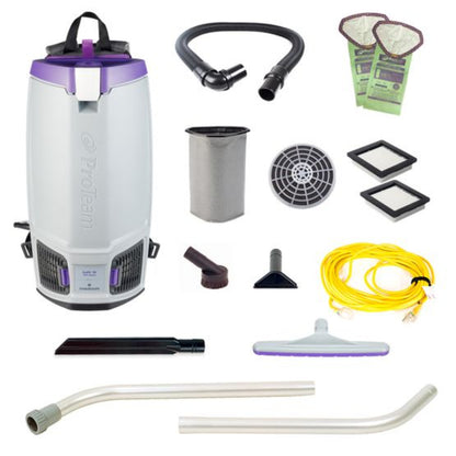 ProTeam GoFit 10QT Backpack Vacuum with 2-Piece Wand Kit - PT-107689