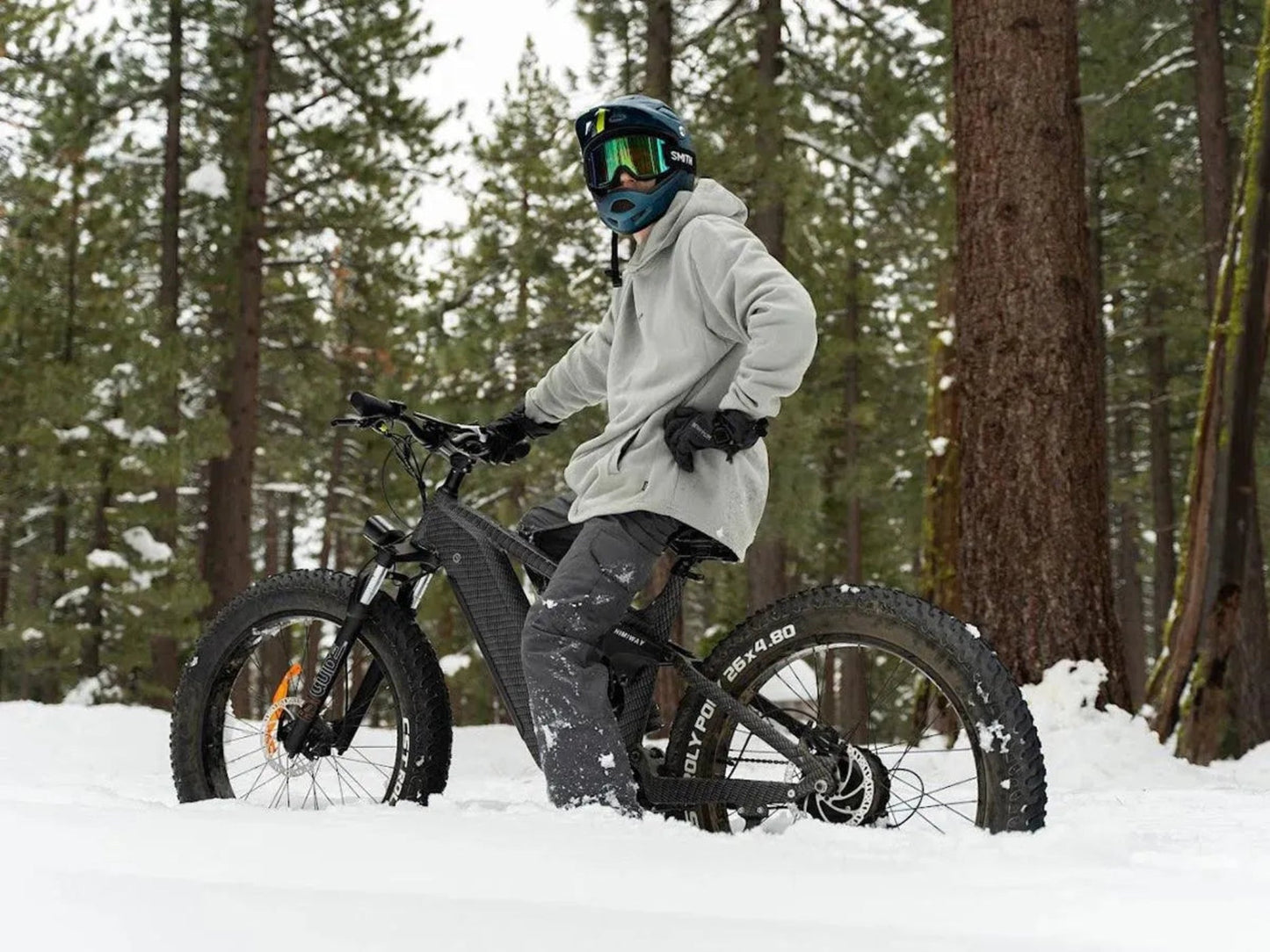 Himiway D7 / Full Suspension Electric Hunting Bike - HMW-D7-BK-US-02