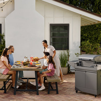 TYTUS Emberwood Pellet Smoker with Grill and Prep Cart - TDT-CRT-SMOK