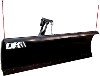 DK2 AVAL8219ELT 82 x 19 in. Universal Truck Mount T-Frame Snow Plow Kit with Actuator and Wireless Remote New - AVAL8219ELT