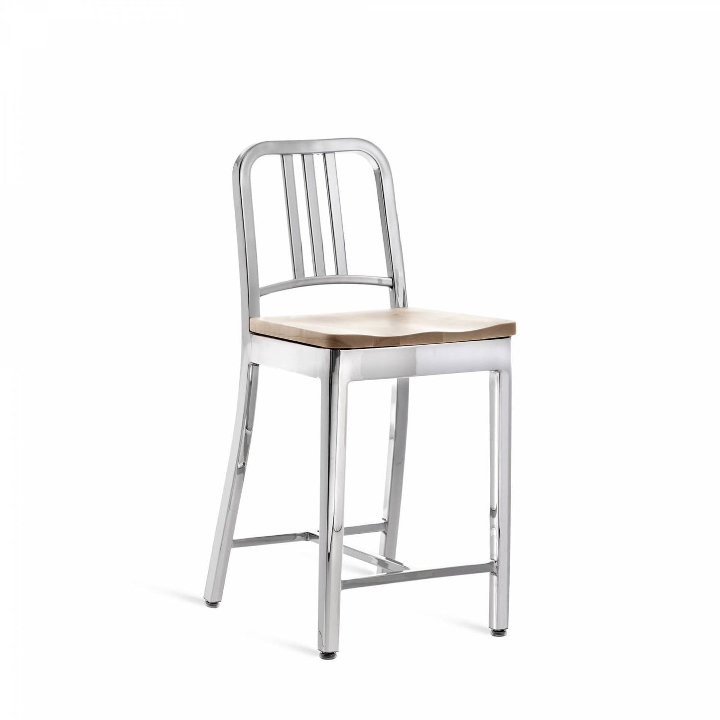 Emeco 1104 Navy Counter Stool - 1104 24 ASH