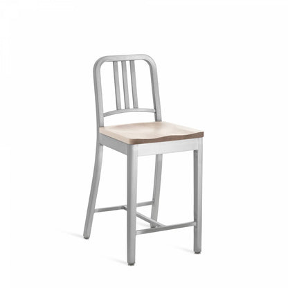 Emeco 1104 Navy Counter Stool - 1104 24 ASH