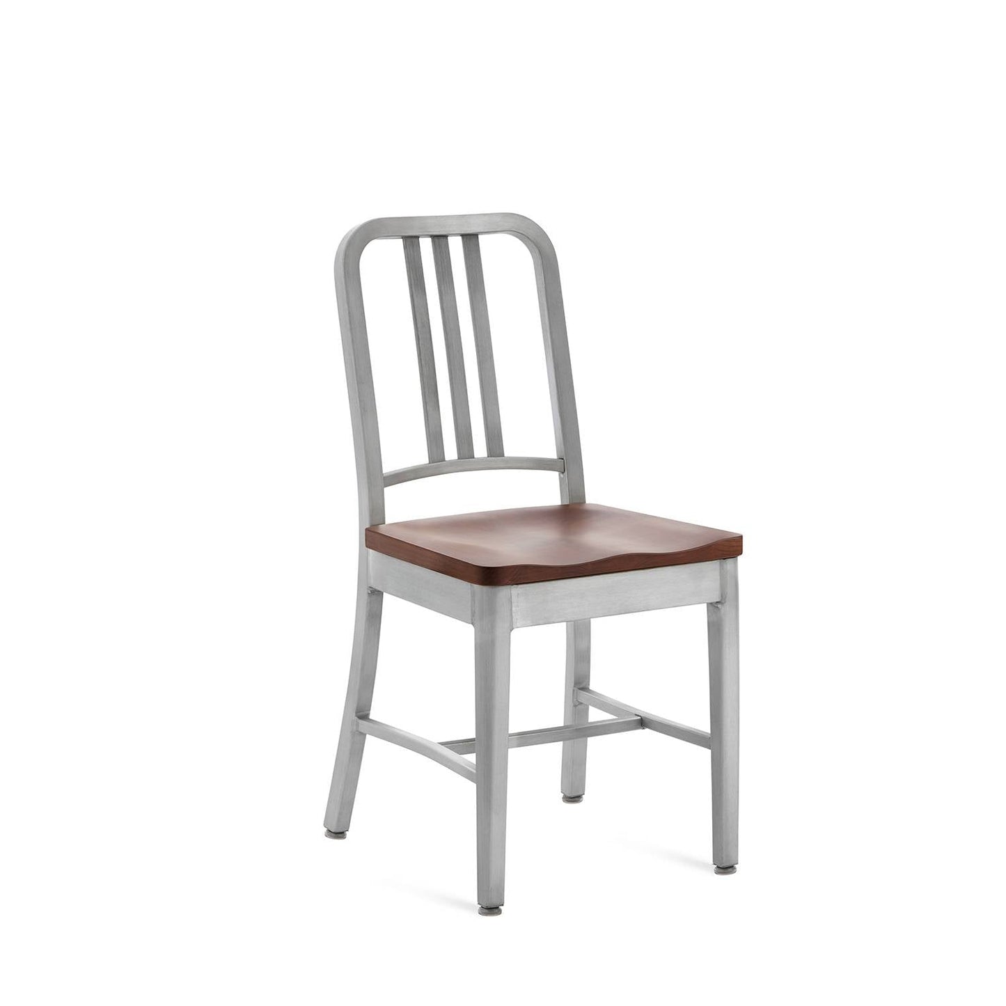 Emeco Navy Side Chair With Wood Seat - 1104 CHERRY