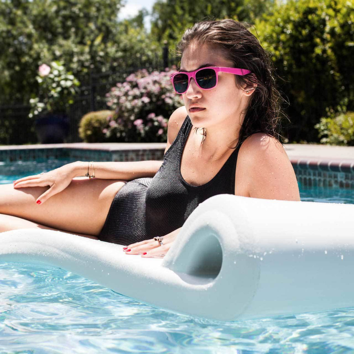 Summer Waves TRC Recreation Ultra Sunsation Adult Outdoor Swimming Pool Lounger Raft (2 Pack) - 110453