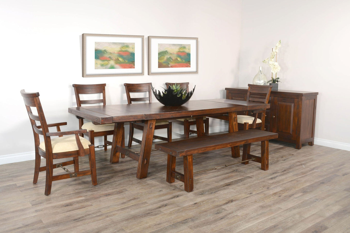 Sunny Designs Tuscany - Bench With Turnbuckle - Vintage Mocha - 1615VM