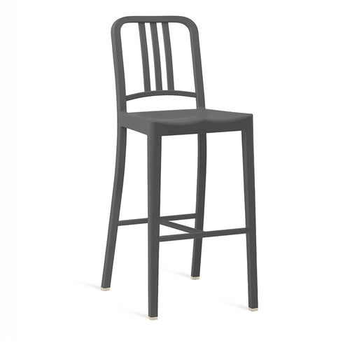 Emeco Open Box - 111 Navy Barstool - Charcoal Grey - OB-111 30 CHARCOAL