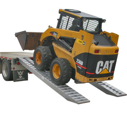 Adam Equipment 12' L x 16" W Heavy Equipment Ramps, Hook End, Stub Foot - 12,000 lb. per Axle