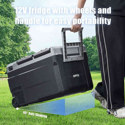 BODEGACOOLER 12 Volt Car Refrigerator Dual Zone Dual Doors 36QT - WD35