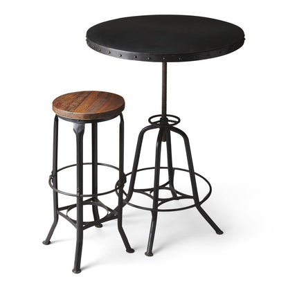 Butler Specialty Company EngleWood Round 29""W Metal Hall/Pub Table, Black  - 1200025