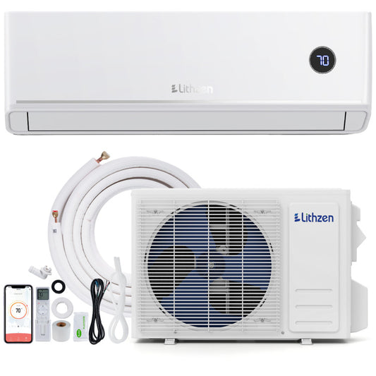 12000 BTU 18.1 SEER2 208/230V Mini Split Air Conditioner Works with Alexa