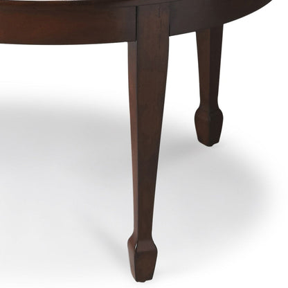 Butler Specialty Company Clayton Oval Wood Coffee Table, Dark Brown  - 1234024