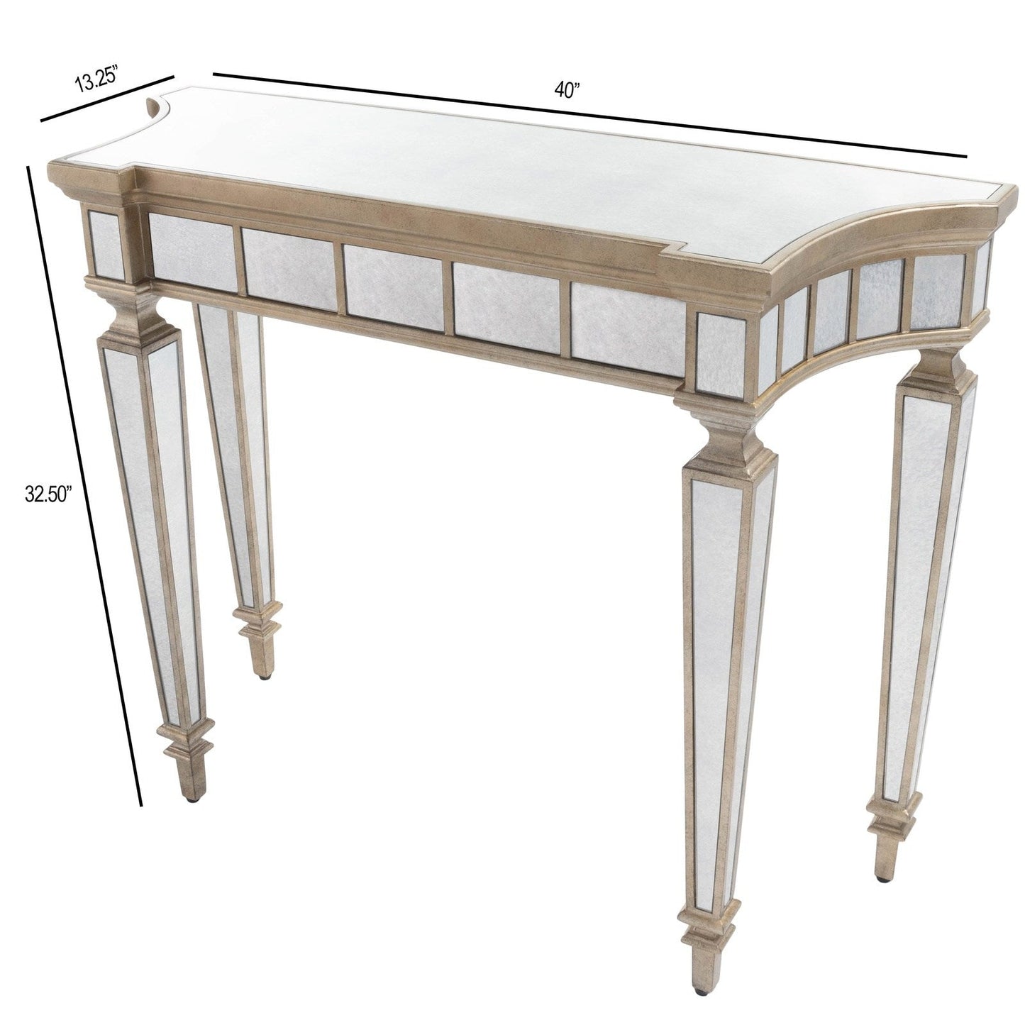 Butler Specialty Company Garbo Mirrored Console Table, Silver  - 1251146