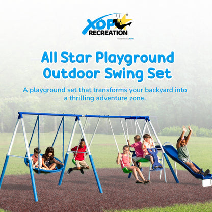 XDP Recreation All Star Playground Backyard Kids Play/Swing Set (For Parts) - 244813