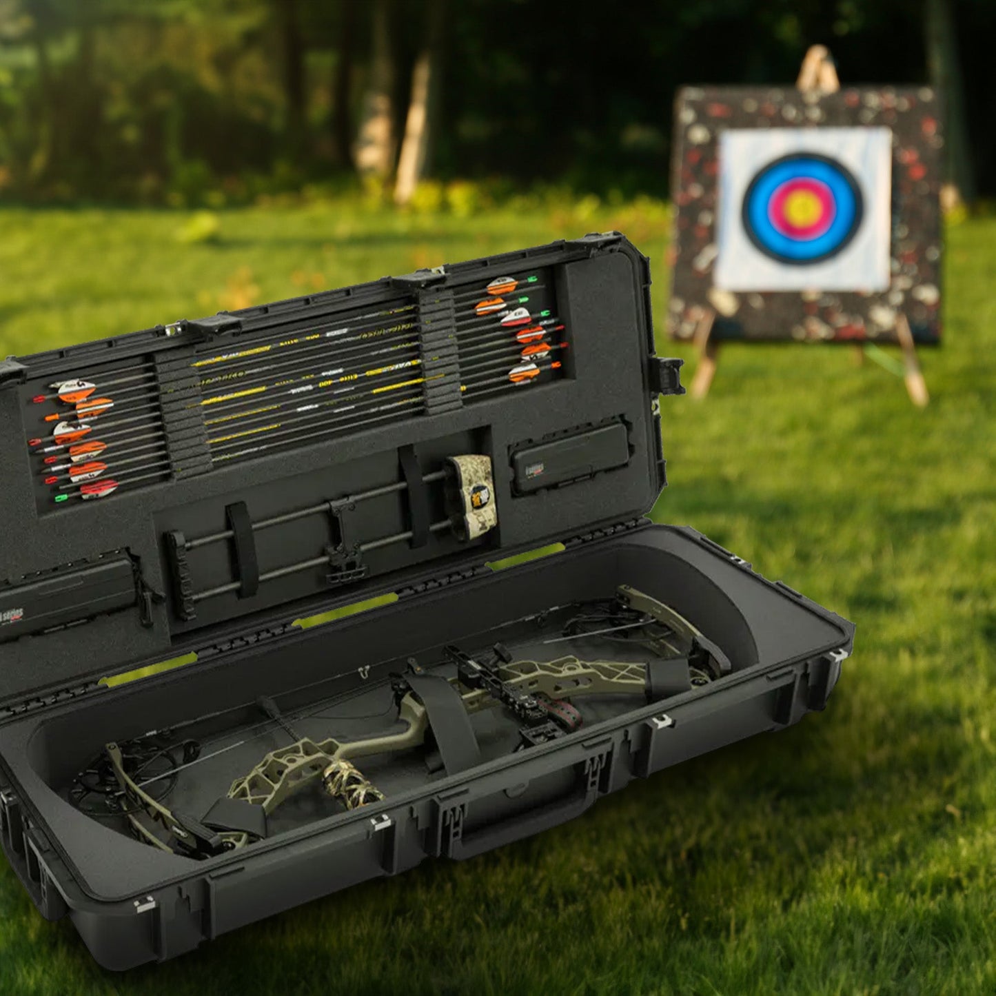 SKB Cases iSeries 4214 Hard Plastic Injection Molded Parallel Limb Bow Case - 127724
