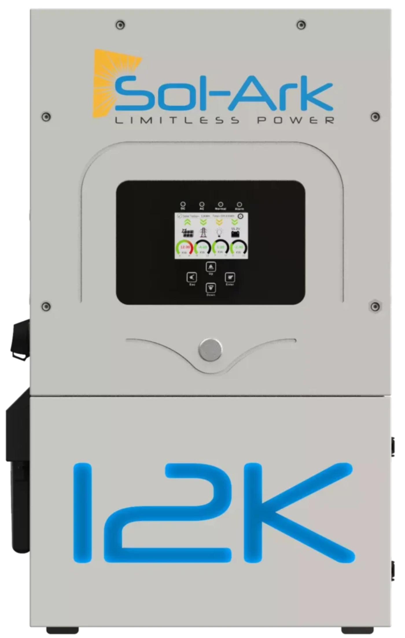 Sol-Ark 12kW Hybrid Inverter | All-In-One Solar Inverter | 13000W PV Input | 12000W Output | 48V 120/240V Split Phase | Sol-Ark 12K-2P
