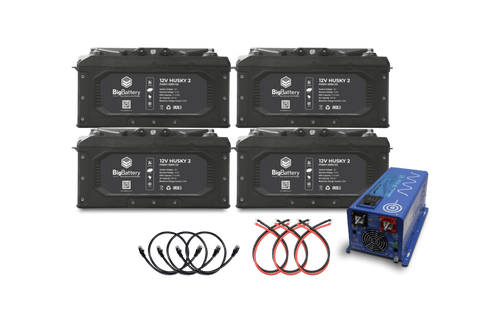 Big Battery 12V 4X HUSKY 2 KIT – AIMS - K0741