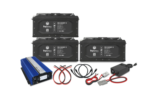 Aims Power 12V 3X HUSKY 2 Power Kit – AIMS Inverter Charger (2000W | 15.36kWh)