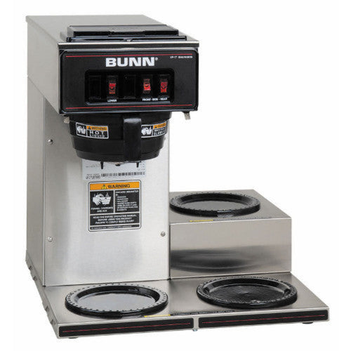Bunn  VP17-3 Pourover Coffee Maker - Stainless Decor - BU133000003