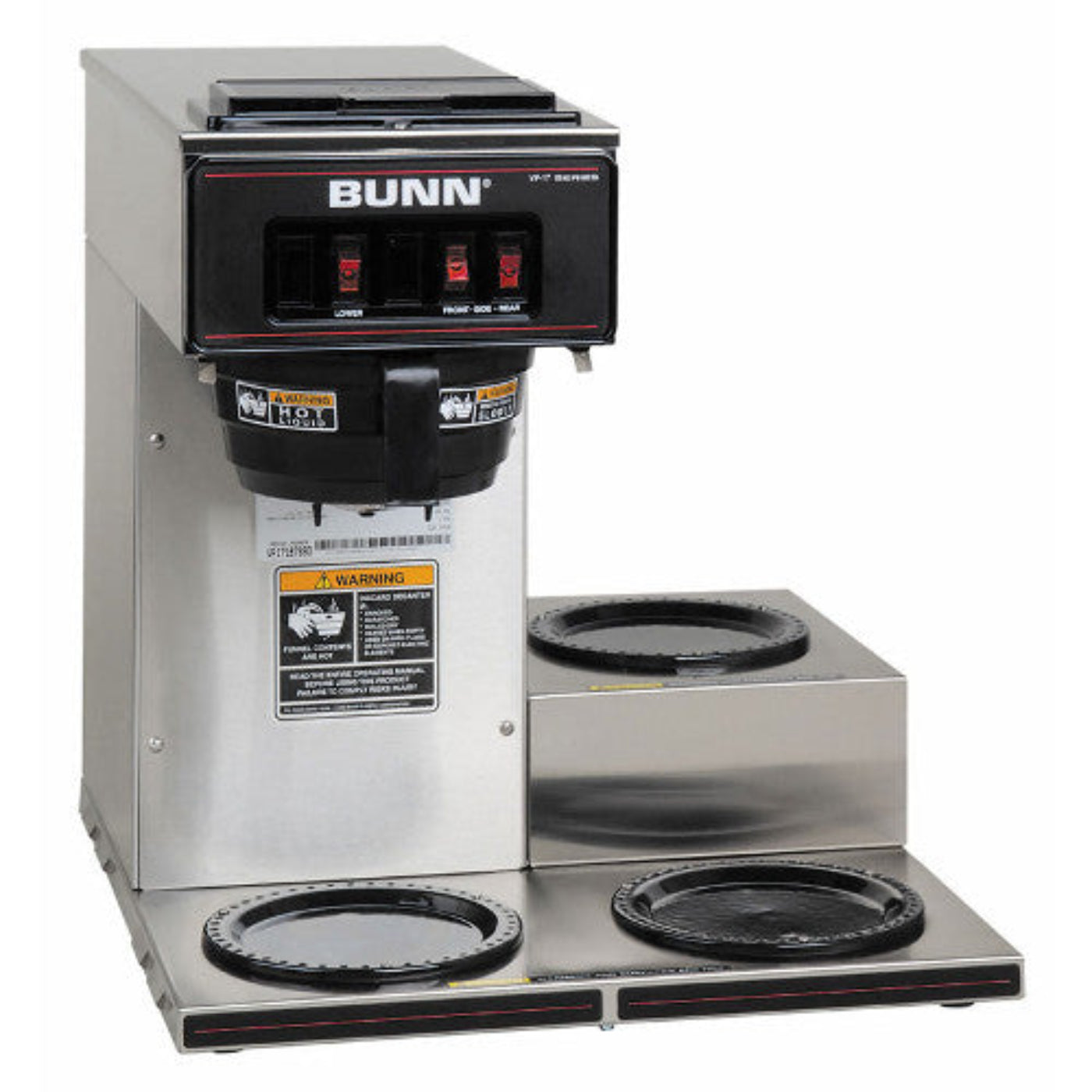 Bunn  VP17-3 Pourover Coffee Maker - Stainless Decor - BU133000003