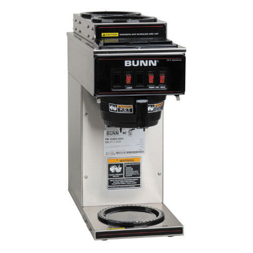 Bunn  VP17-3 Pourover Coffee Brewer - Stainless Decor - BU133000004