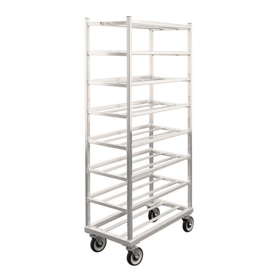 Univex  New Age 1355 Universal 16"W x 67"H x 32.5"D Mobile Platter Rack, 7-1/4" Spacing - NW1355