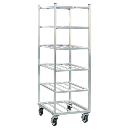 Univex  New Age Mobile Universal Utility Transport Cart with Six Shelves - NW1356