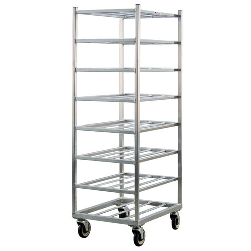 Univex New Age Mobile Universal Utility Transport Cart with Eight Shelves - NW1358